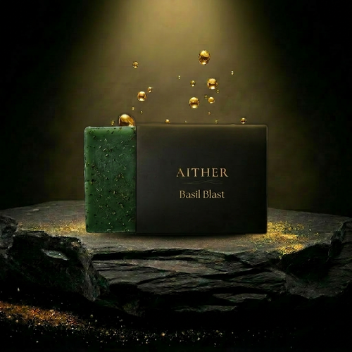 AITHER Natural Soap - Basil Blast